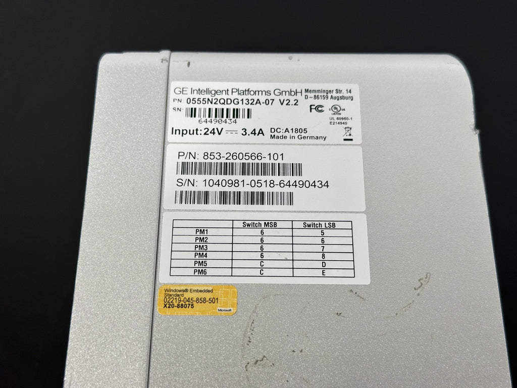 GE Intelligent Platforms 0555N2QDG132A 07 V2.2 Industrial Computer Controller3