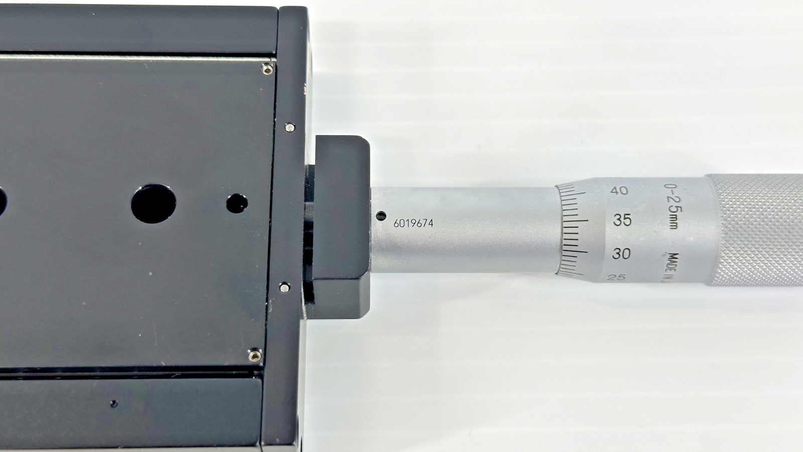 Thorlabs 25mm Manual Linear Translation Stage w/ Mitutoyo Micrometer4