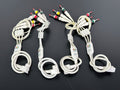 Lot of 4 Philips V1 V3 ECG Lead Cables Patient Monitor Leads0