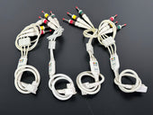 Lot of 4 Philips V1 V3 ECG Lead Cables Patient Monitor Leads0