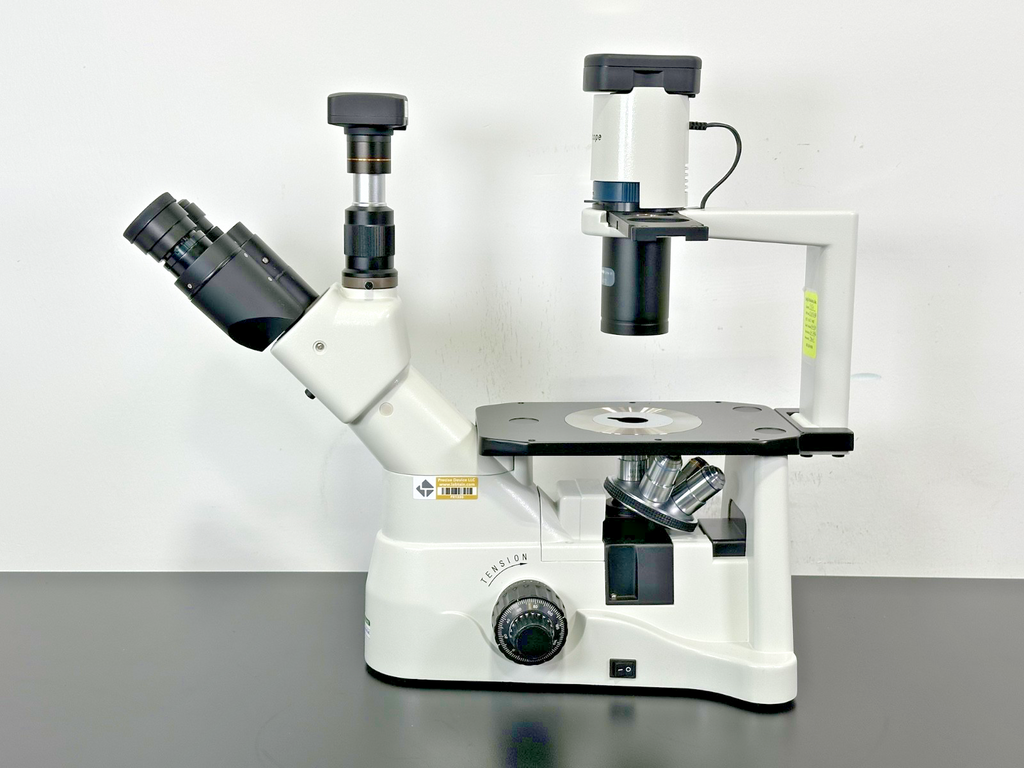 AmScope Inverted Microscope w/ MU300 Camera – Powers On – FOR PARTS / REPAIR6