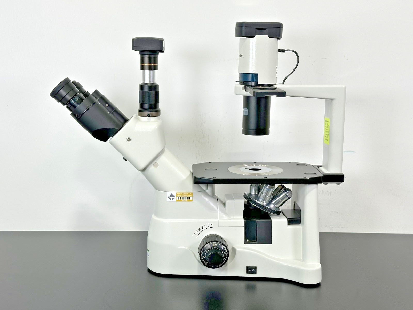 AmScope Inverted Microscope w/ MU300 Camera – Powers On – FOR PARTS / REPAIR6