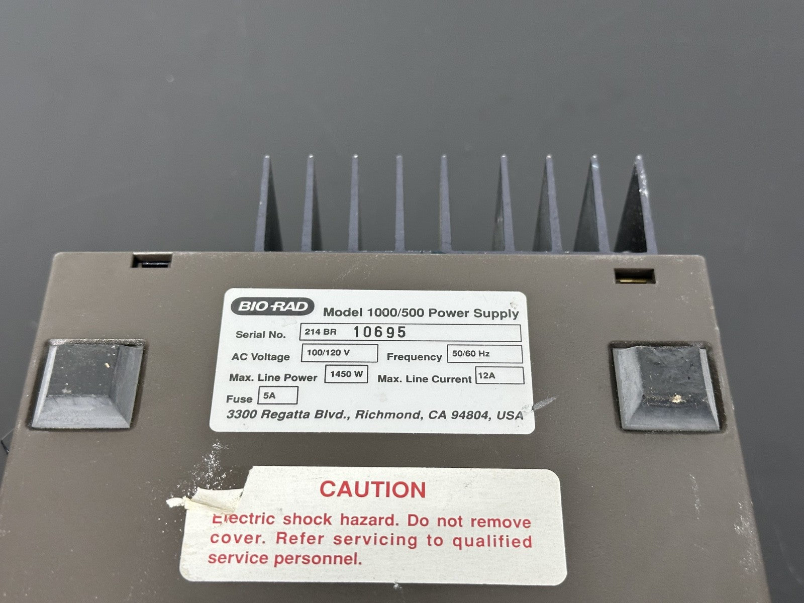 Bio Rad Model 1000/500 Electrophoresis Power Supply Lab Unit 1450W For Parts6