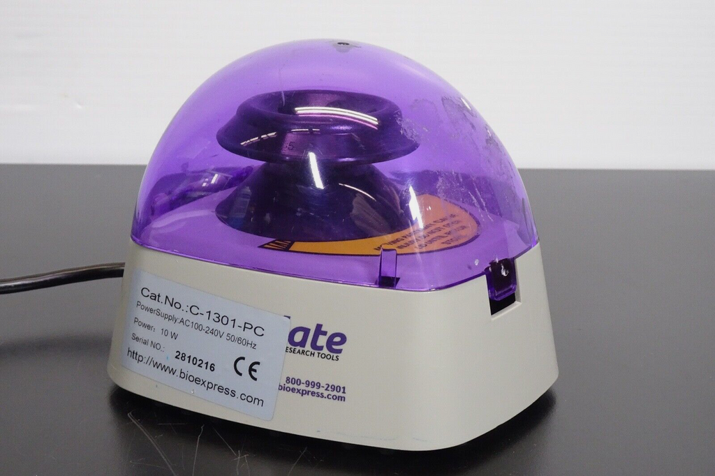 BIOEXPRESS GENEMATE MINI CENTRIFUGE C 1301 PC 115V 50/60HZ 130MA2