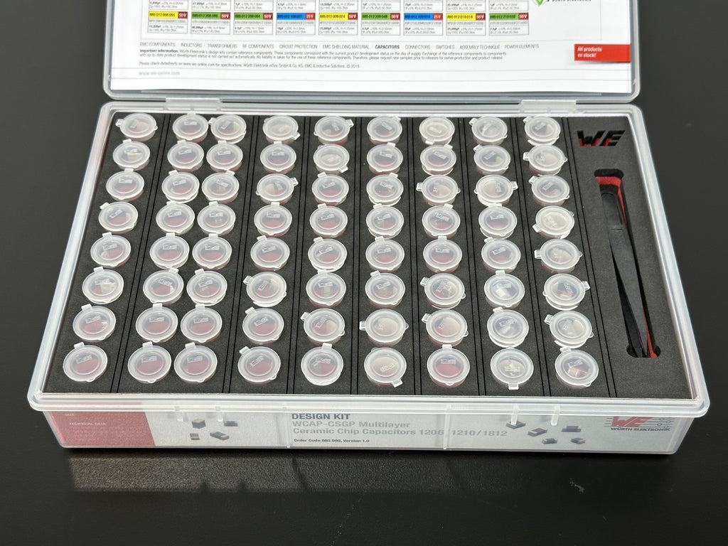 Wurth Elektronik WCAP CSGP Multilayer Ceramic Chip Capacitor Design Kit 8850802