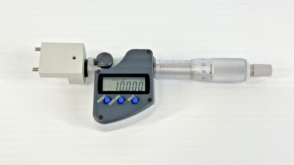 Mitutoyo MHN4 25MX Digimatic Micrometer Head 0 25mm with Mount0