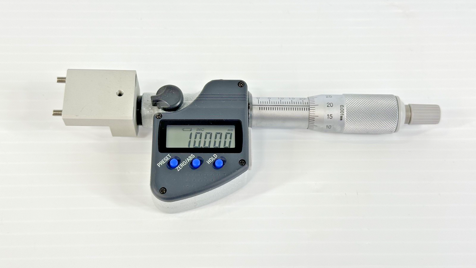Mitutoyo MHN4 25MX Digimatic Micrometer Head 0 25mm with Mount0