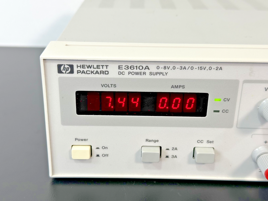HP E3610A 0 8V 3A / 0 15V 2A DC Power Supply Powers On1