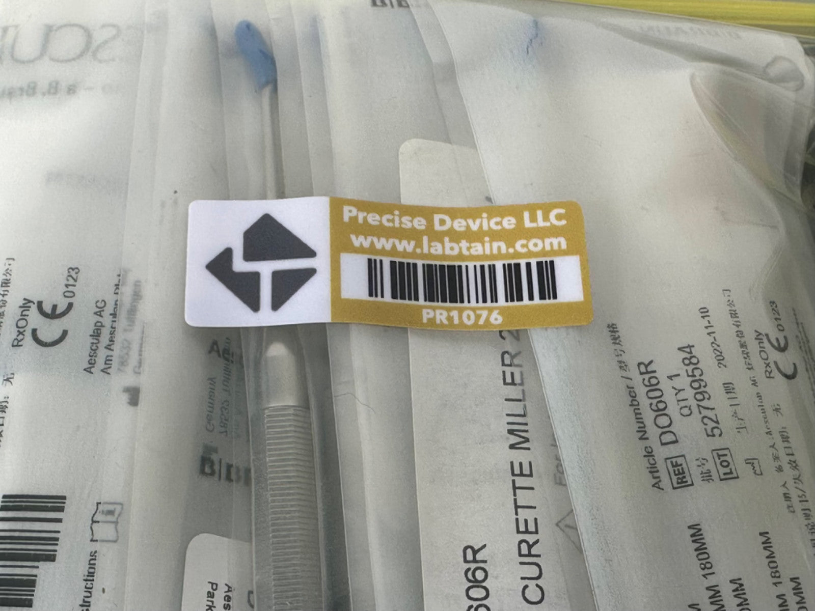 Aesculap D0606R Double Curette Miller 2mm 3mm 180mm Lot of 22 Instrument4