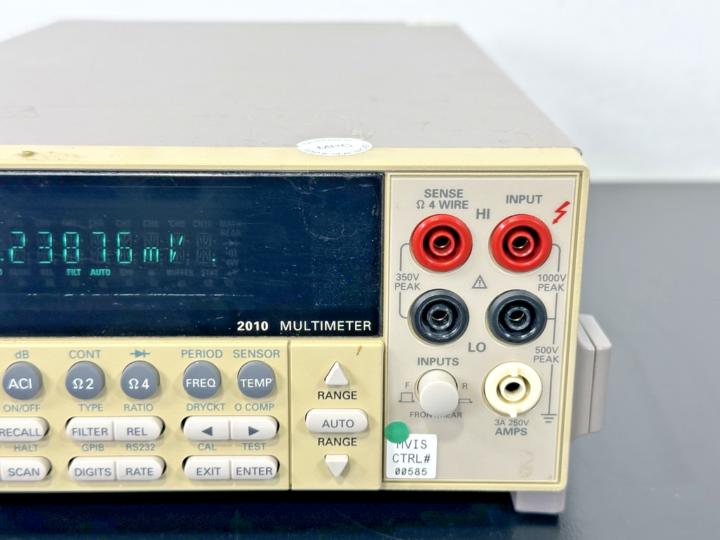 Keithley 2010 7.5 Digit Low Noise Digital Multimeter Powers On Working2