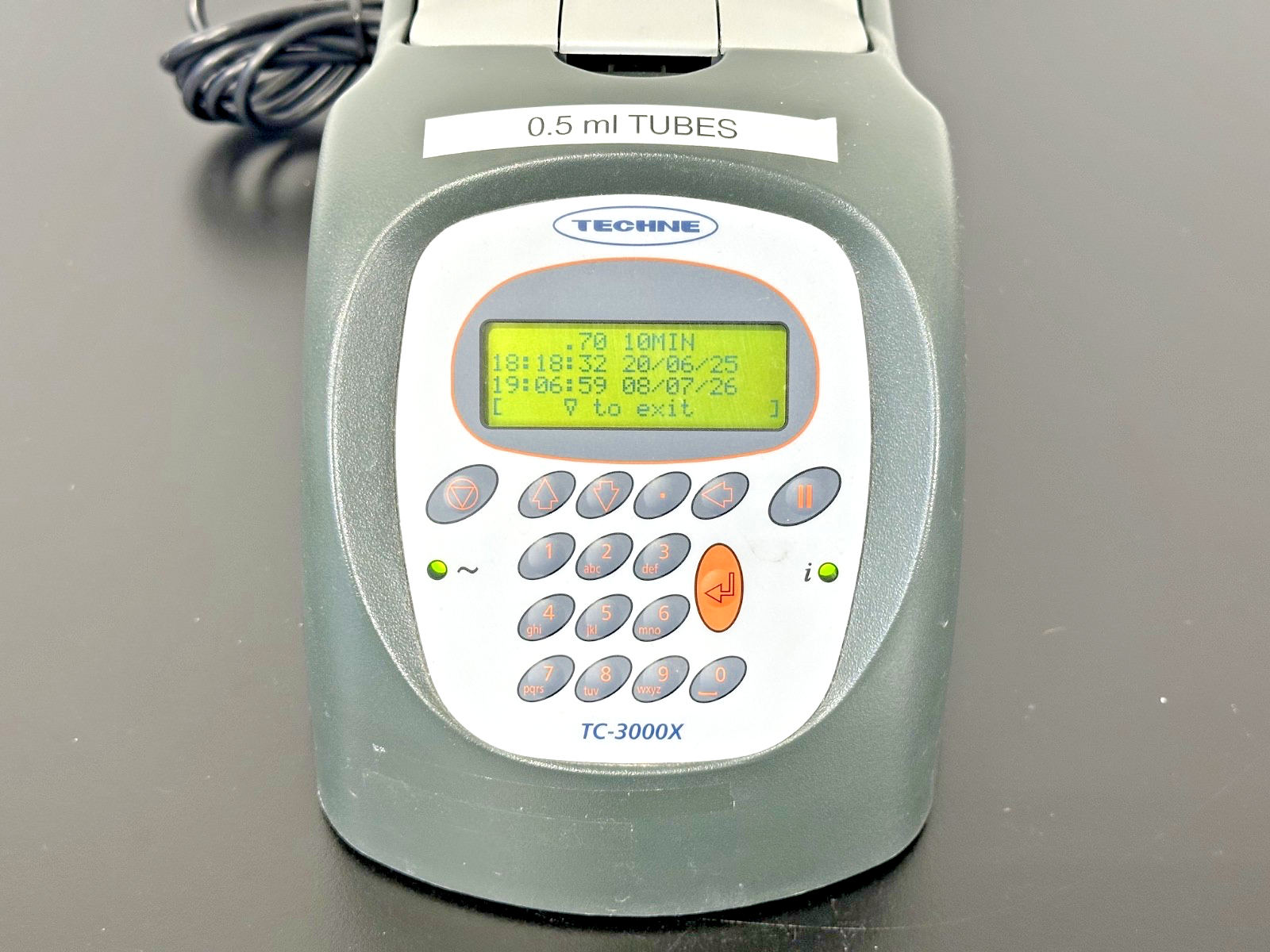 Techne TC 3000X Thermal Cycler FTC3X/05 PCR System 0.5m Block Powers On2
