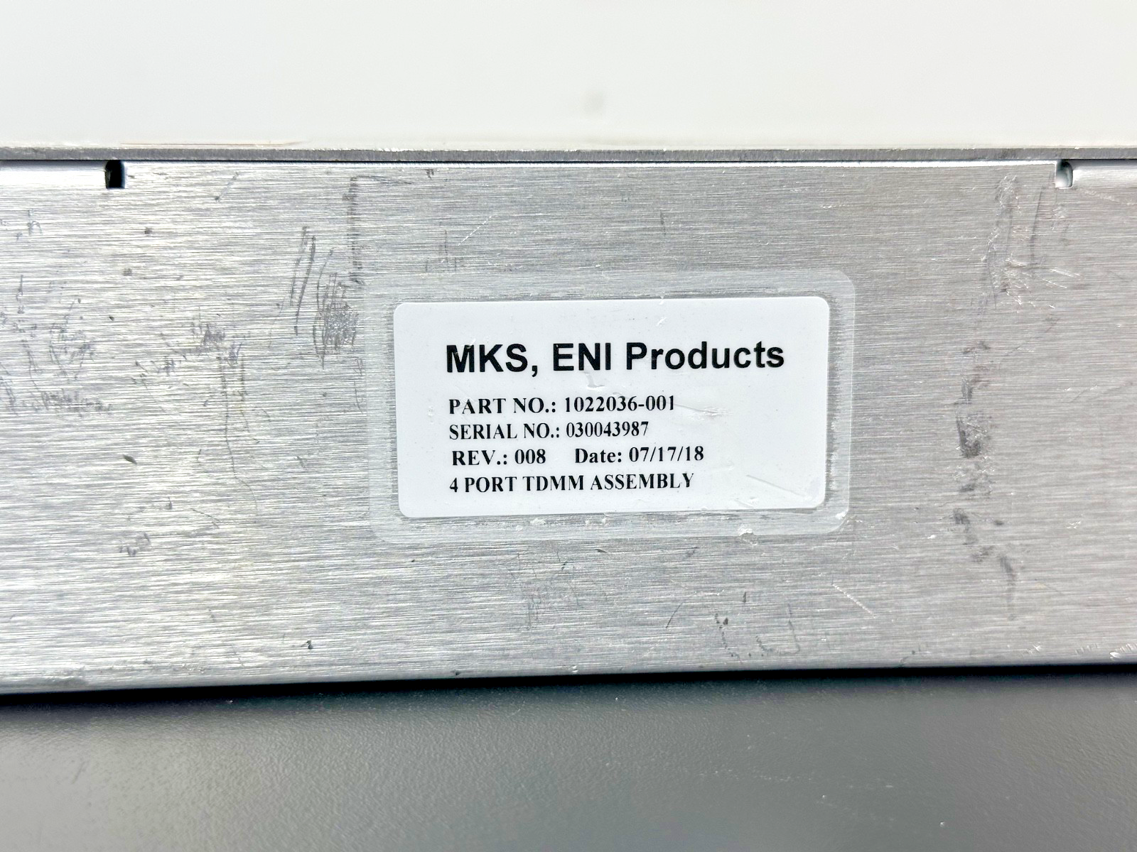 MKS ENI Products VI Probe 4 Port TDMM Assembly P/N 1022036 0014