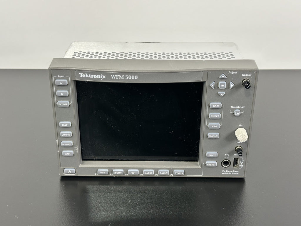 Tektronix WFM 5000 Waveform Monitor SDI Video Audio Analyzer WFM50000