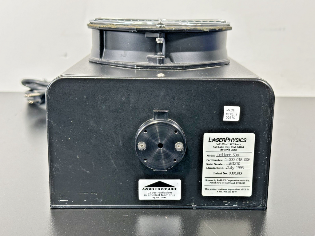 Laser Physics Reliant 50S Argon Ion Light Source 120VAC Powers On Working5