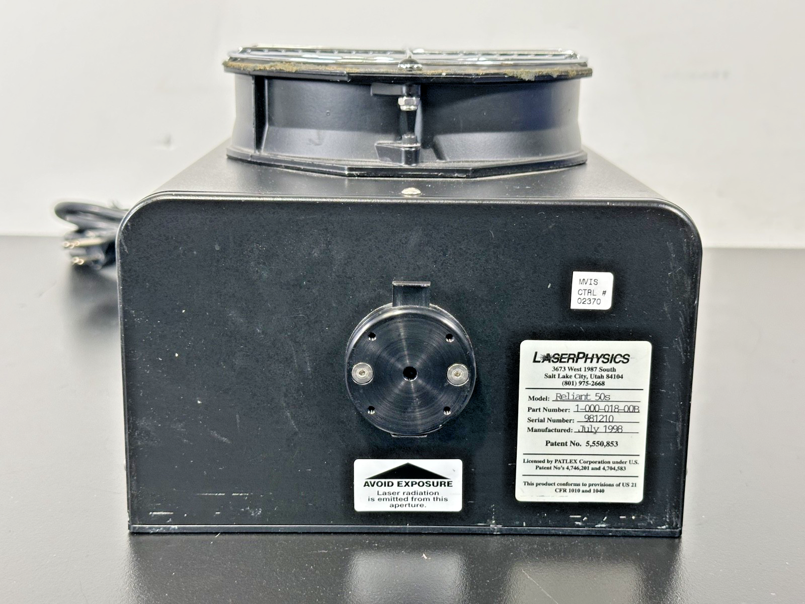 Laser Physics Reliant 50S Argon Ion Light Source 120VAC Powers On Working5
