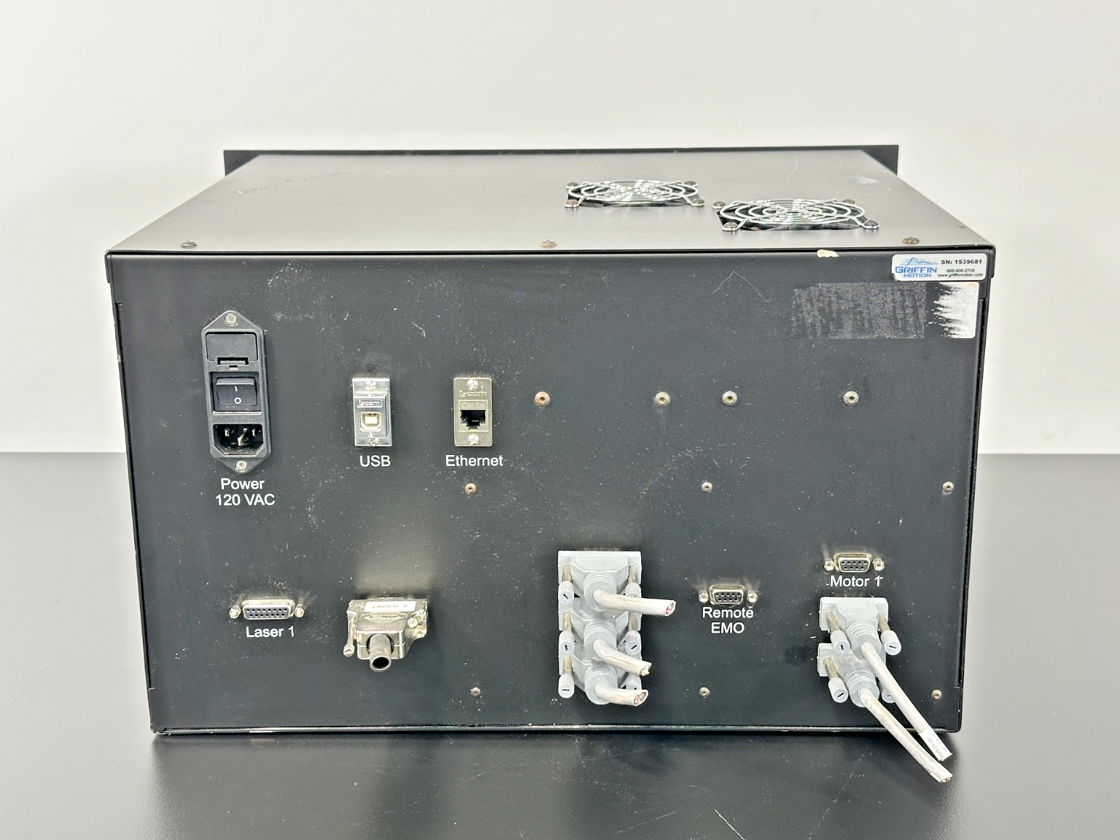Griffin Motion 3 Motor Laser Control Amplifier System USB Ethernet 120VAC2