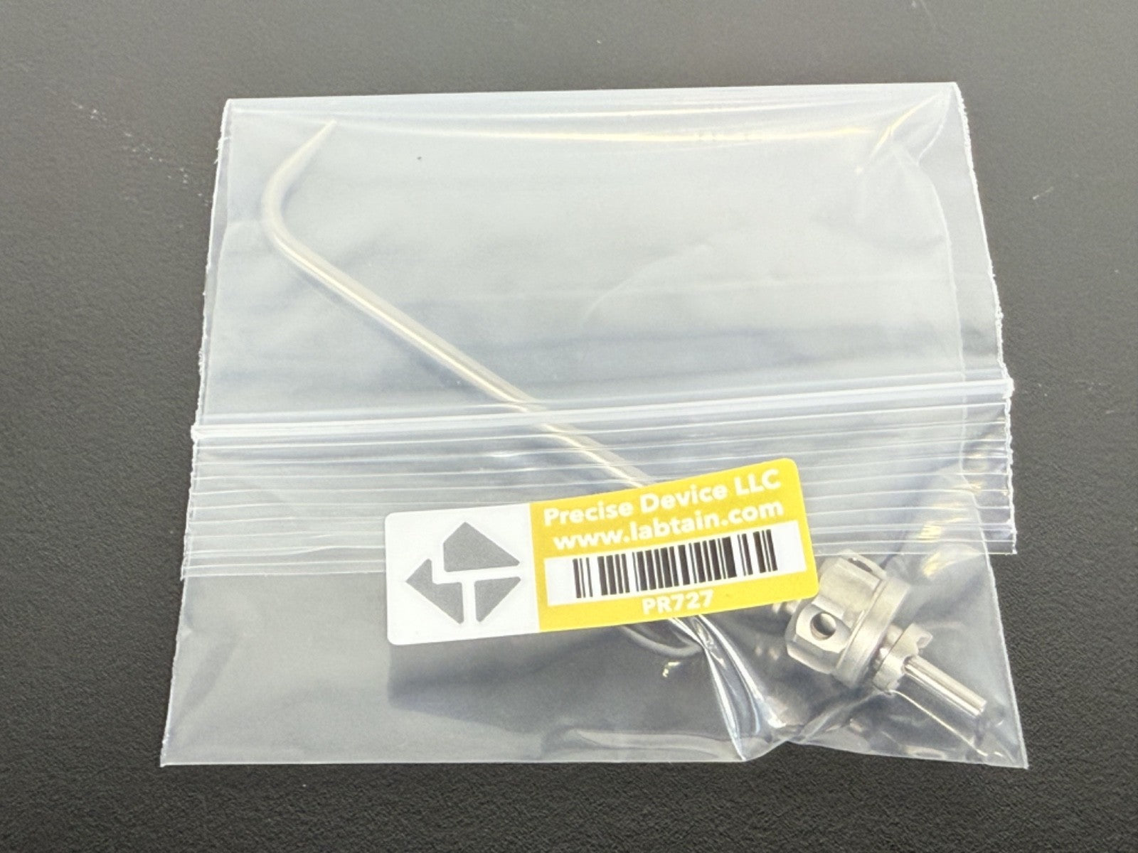 Brainlab REF 55791 04 Angled Suction Tube CE0123 Stainless Germany4