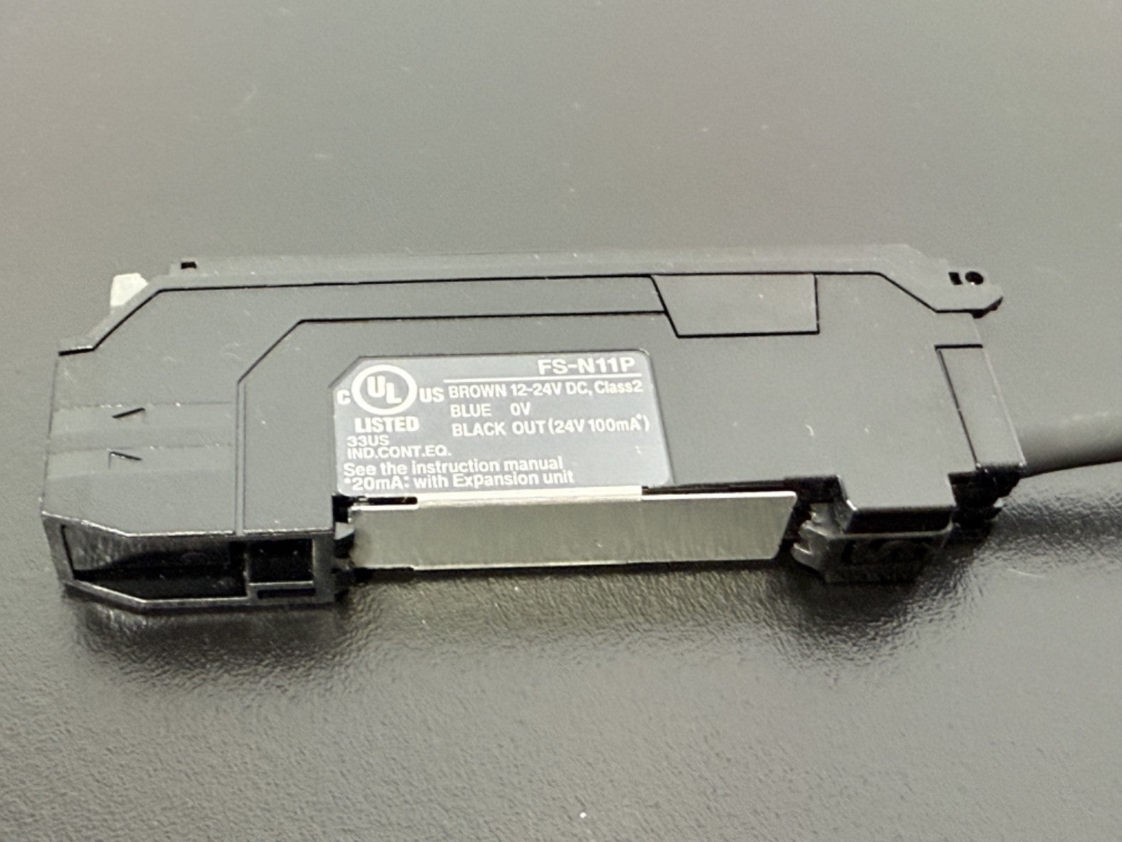 Keyence FS N11P Digital Fiber Optic Sensor Amplifier 12–24VDC3