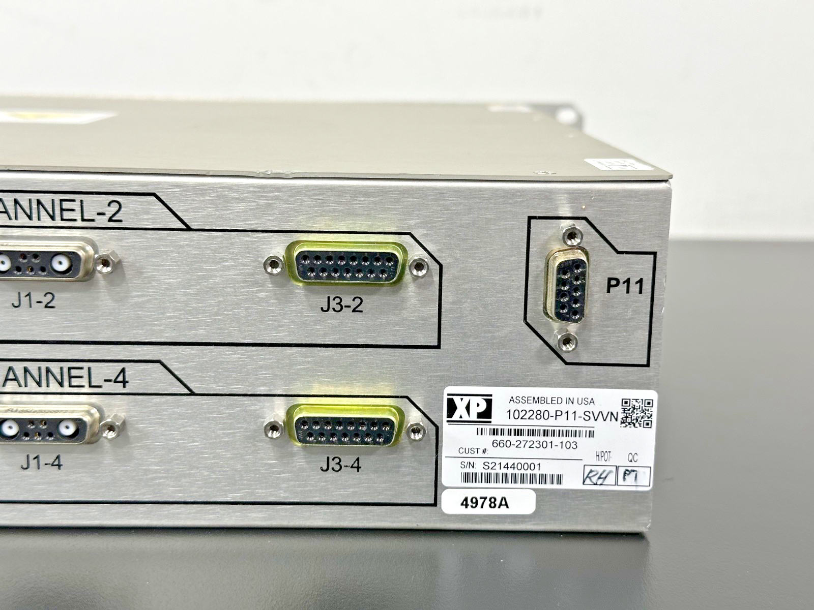 XP Power 102280 P11 SVVN Lam 660 272301 103 Quad Power Supply Powers On2