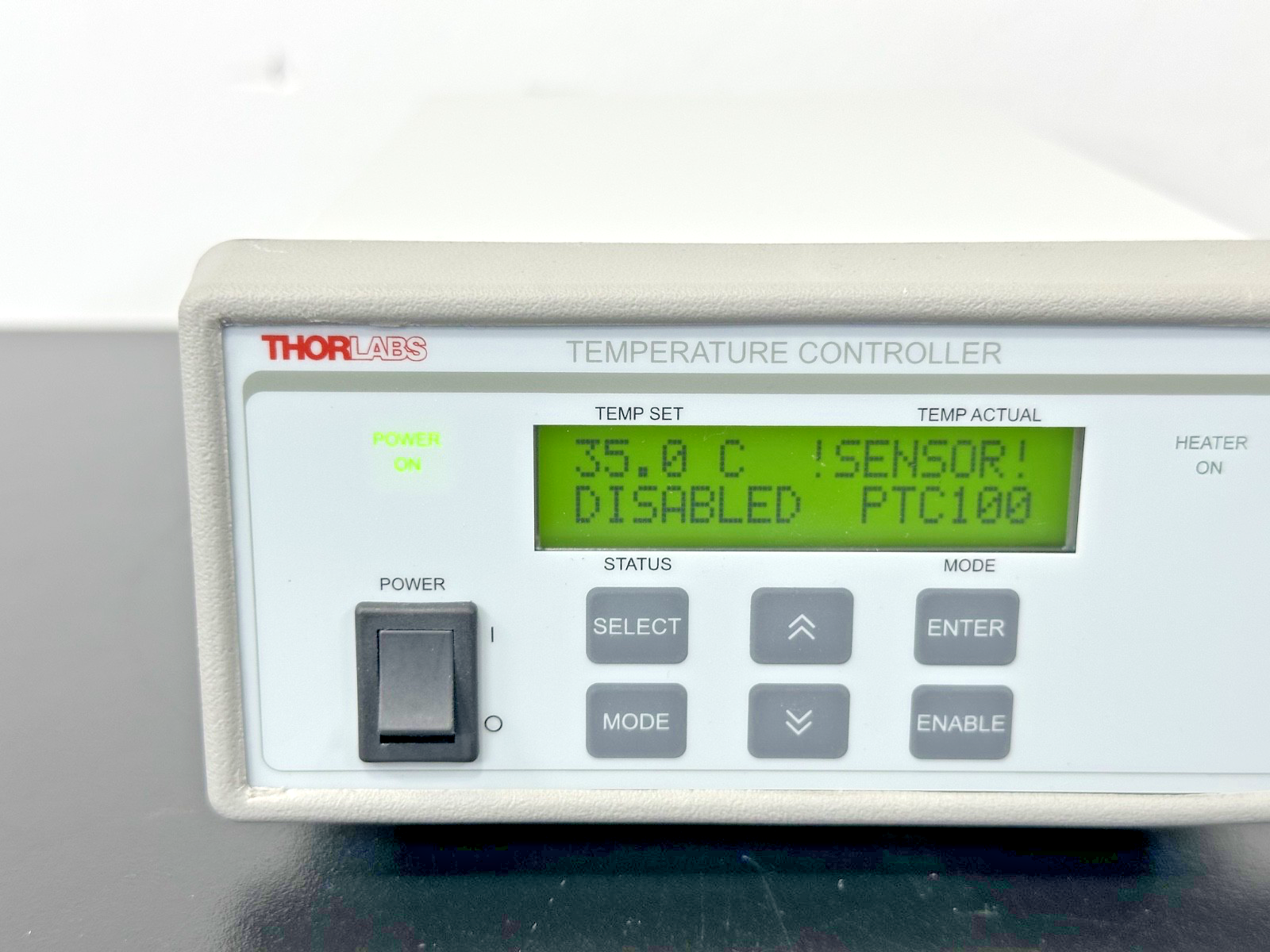 Thorlabs TC200 Temperature Controller USB Dual Output Powers On1