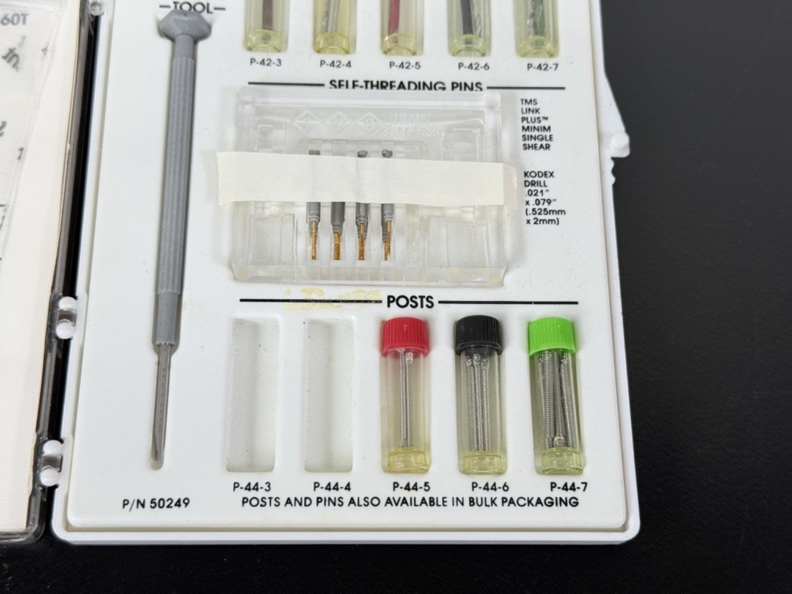 Whaledent Para Post System P 60 Intro Kit Dental Post & Core Set2