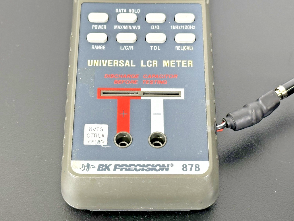B&K Precision 878 Universal Handheld LCR Meter Inductance Capacitance Tester2