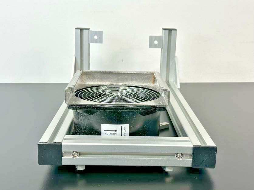 Custom Aluminum T Slot Equipment Stand w/ Orion OA180AP 115V Cooling Fan Used1
