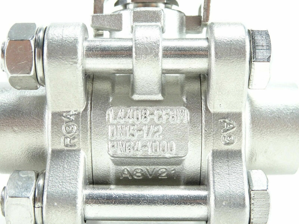 Stainless Steel Ball Valve 14408 CF8M DN15 1/2 PN64 10003