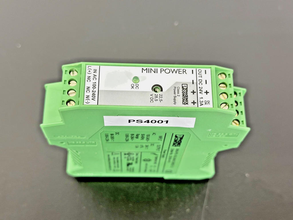 Phoenix Contact MINI PS 100 240AC/24DC/1.3 2866446 DIN Rail Power Supply1