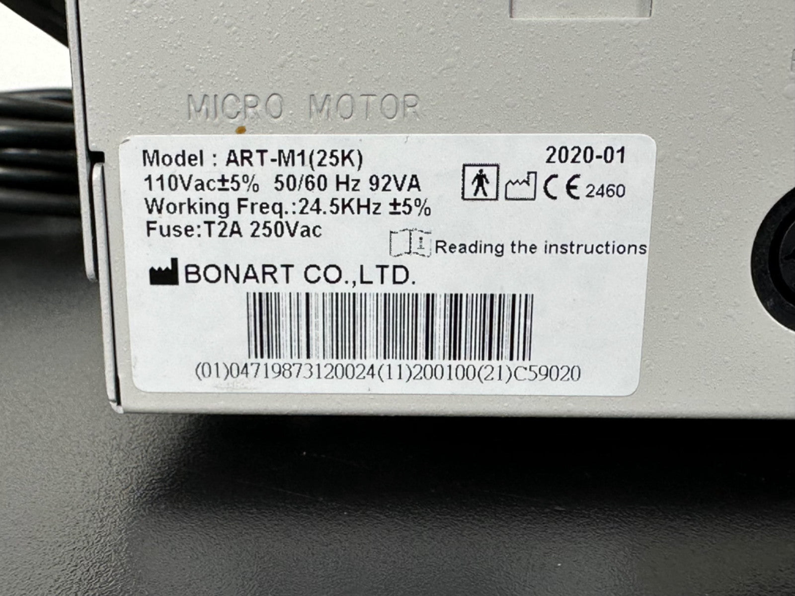 Bonart ART M1 (25K) Maverick Ultrasonic Scaler Dental Unit For Parts Repair6