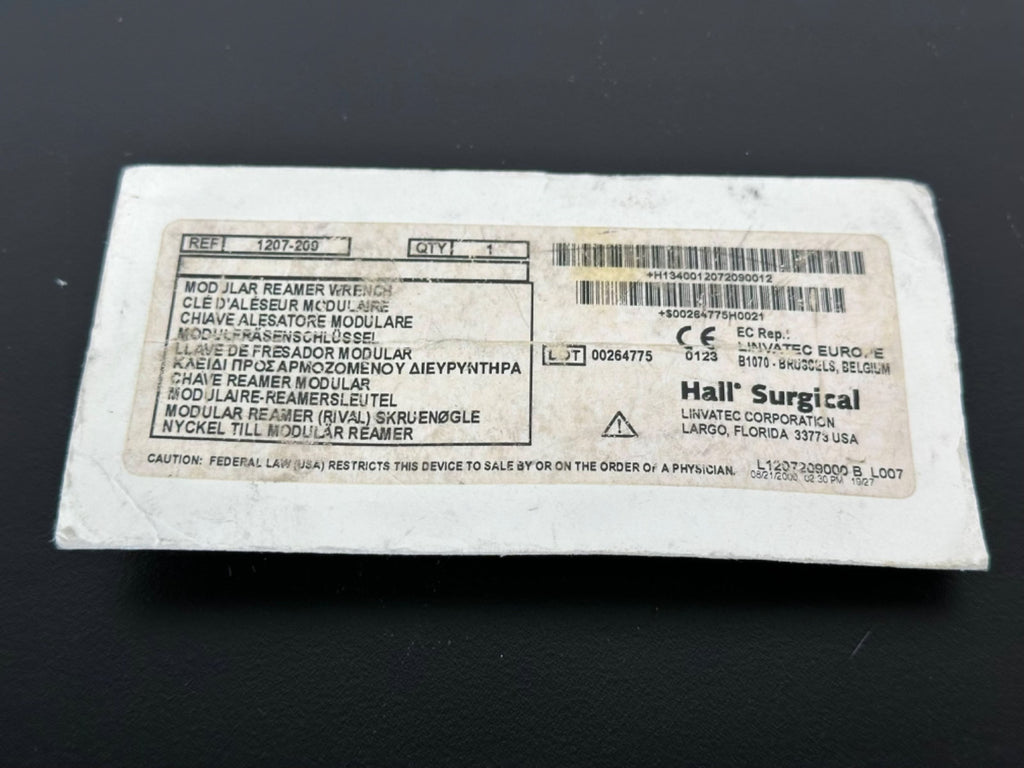 Hall Surgical 1207 209 Modular Reamer Wrench Orthopedic Instrument1