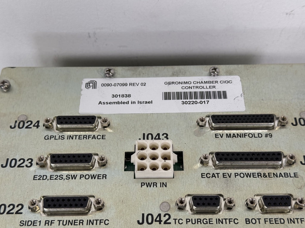 AMAT Applied Materials 0090 07099 Geronimo CH CIOC Controller2