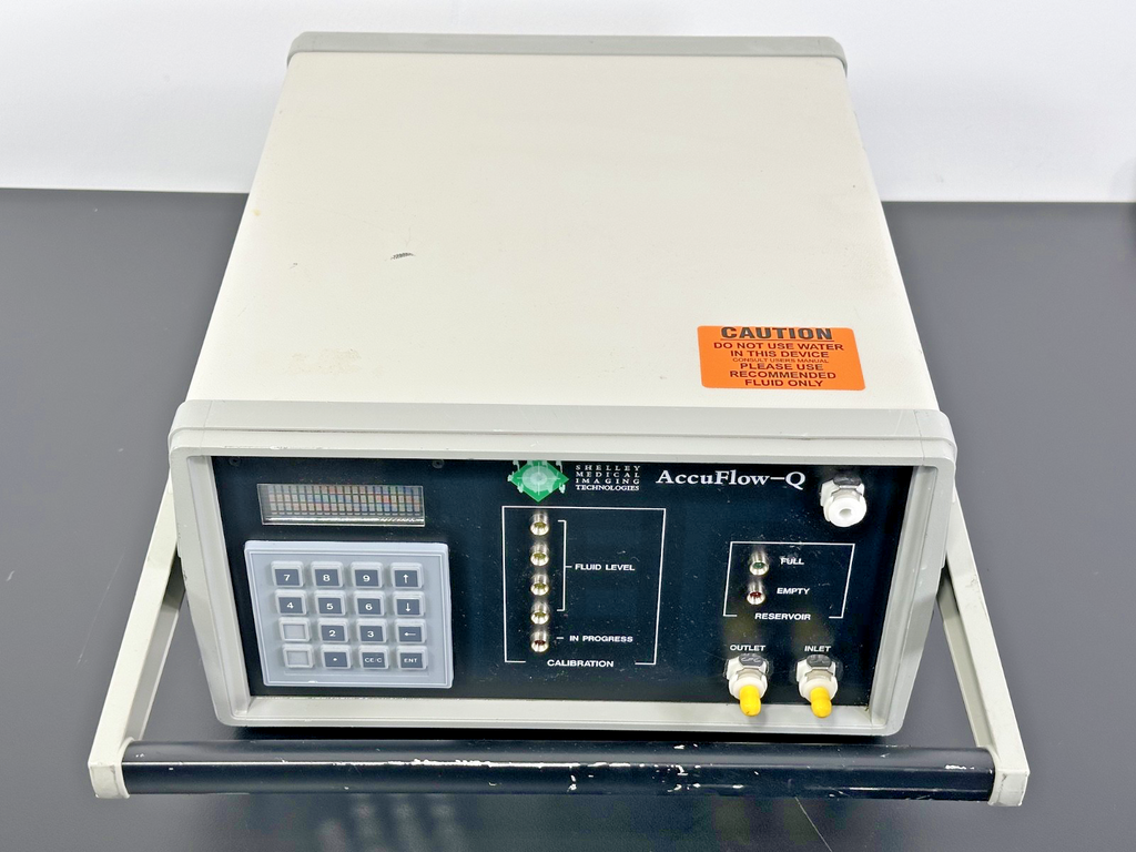 SIDAC AccuFlow Q Fluid Calibration System Shelley Medical Imaging Powers On1
