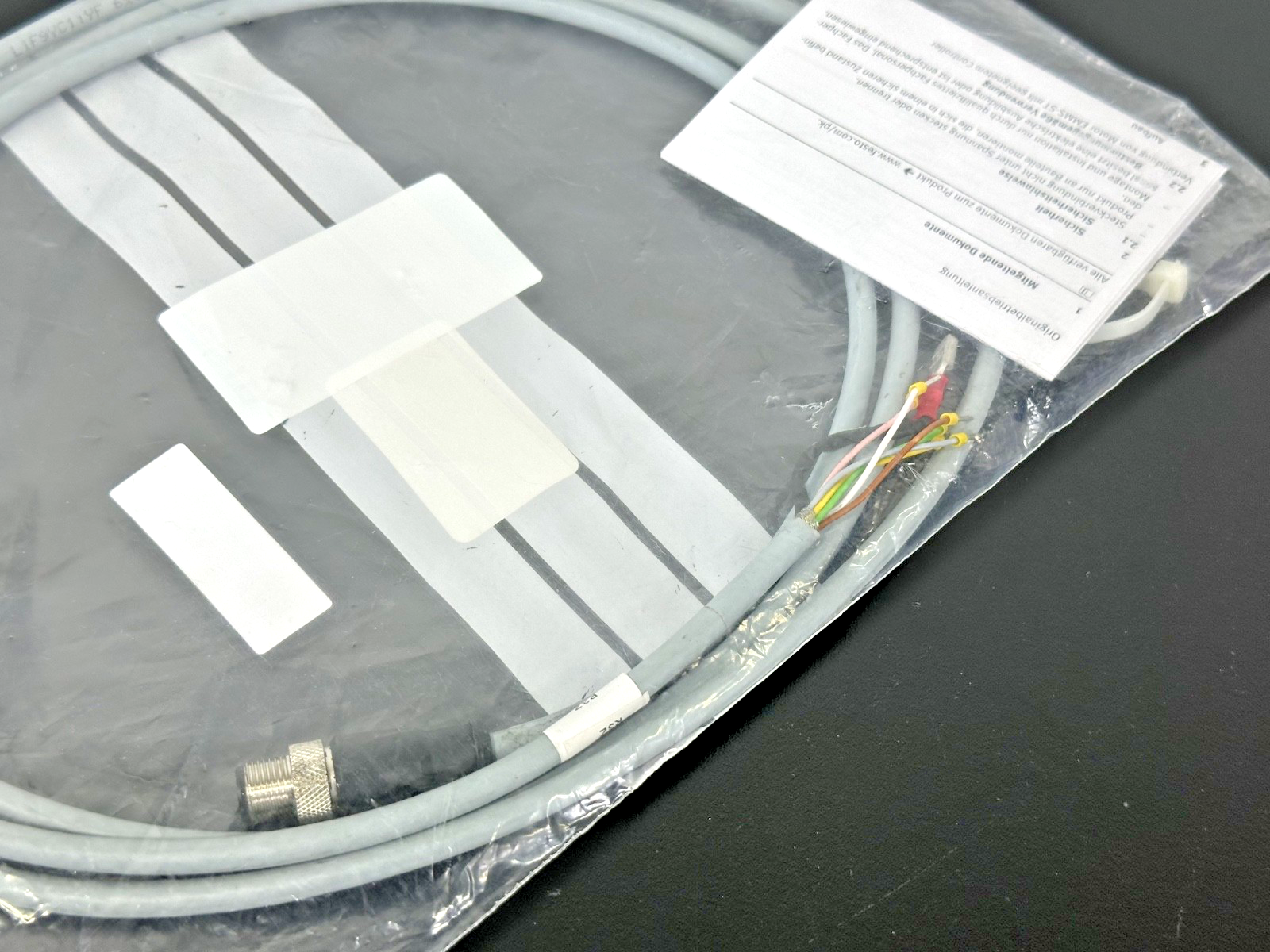 Festo NEBM SM12G8 E 2.5 Q5 LE6 Motor Cable 2.5M M12 1449601 New1
