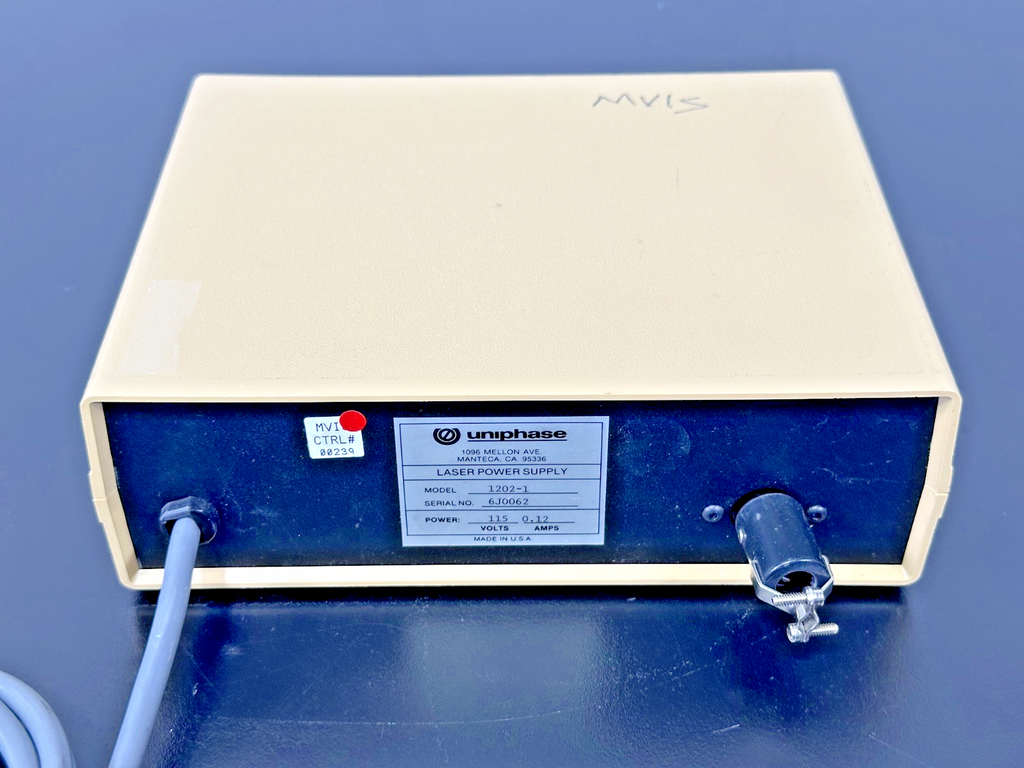 JDS Uniphase 1202 1 HeNe Laser Power Supply 115V w/ 2 Keys & Cord Working2