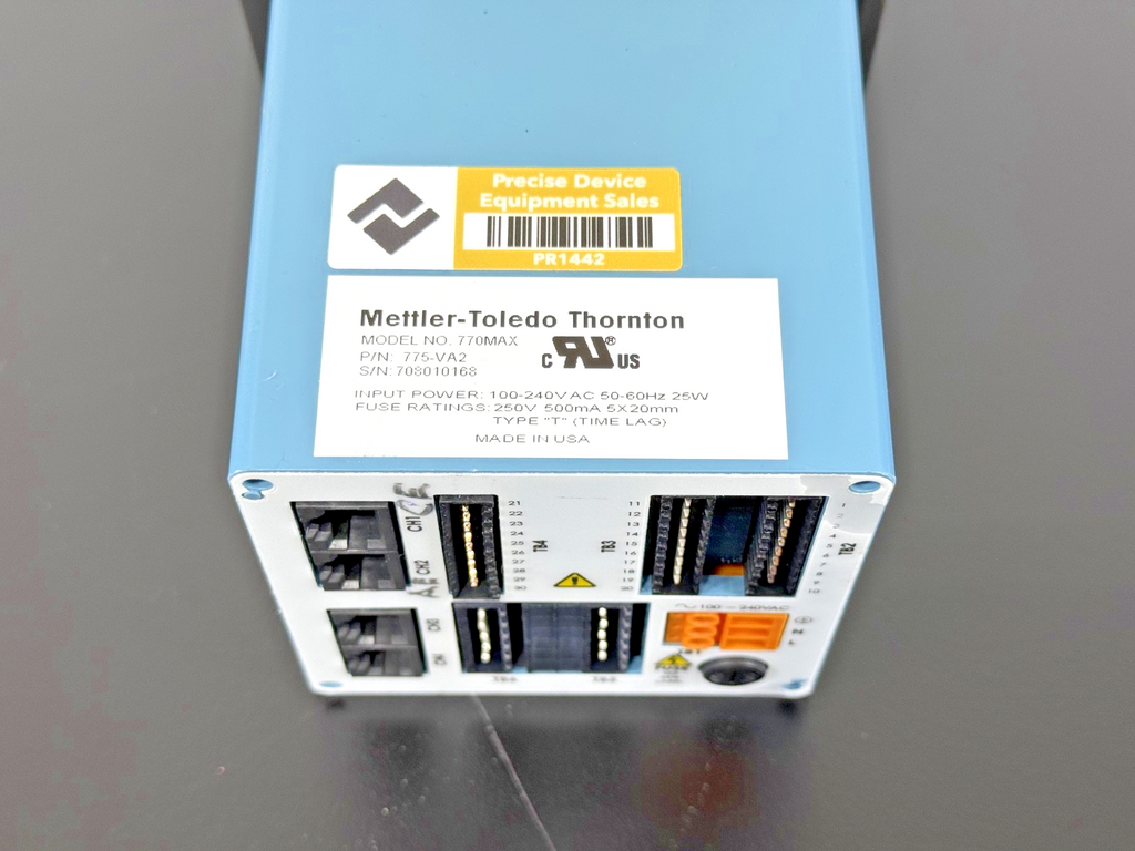 Mettler Toledo Thornton 770MAX Process Analyzer Transmitter 775 VA25