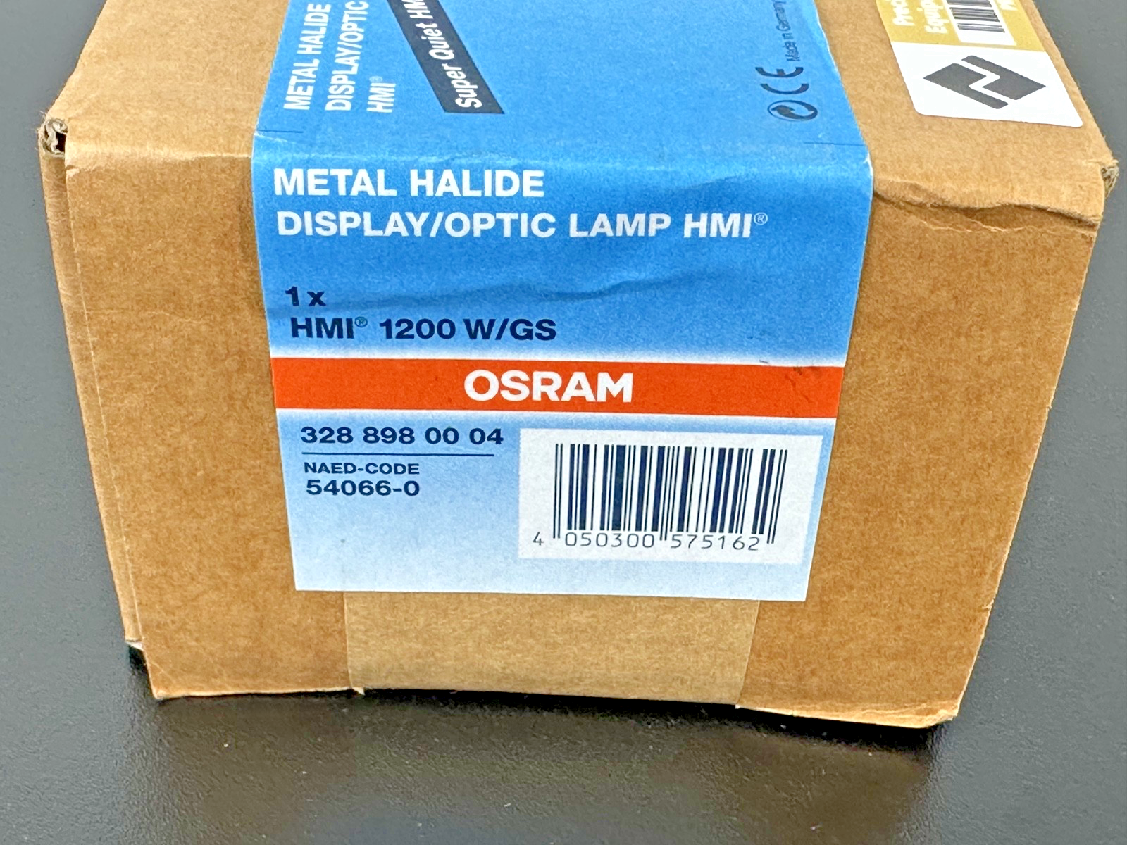 OSRAM HMI 1200W/GS Metal Halide Display Optic Lamp 3288980004 New Open Box2