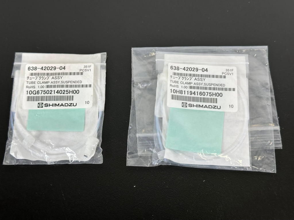 Lot Of 2 Shimadzu 638 42029 04 Tube Clamp ASSY Suspended New Sealed0