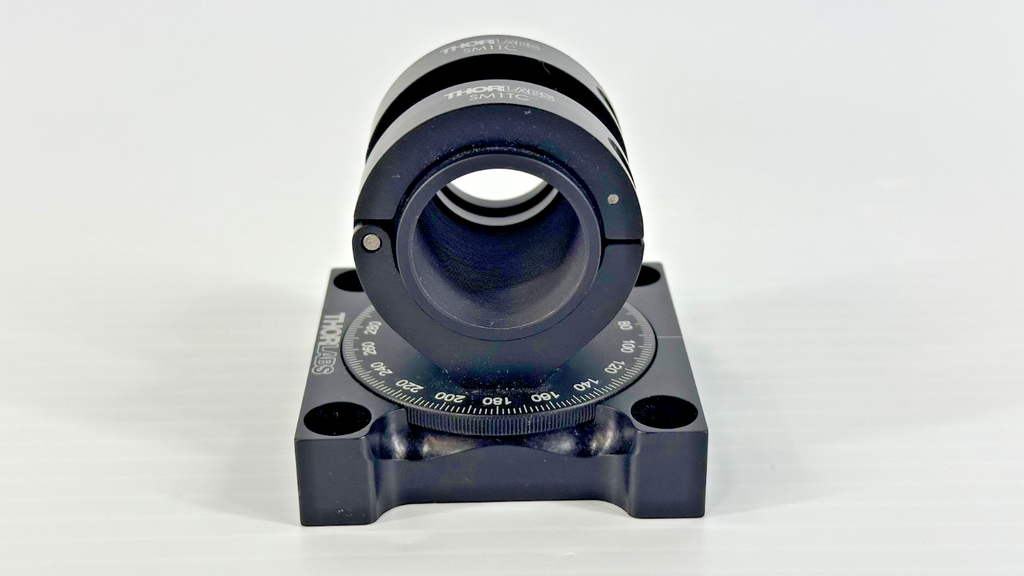 Thorlabs Manual 360° Rotation Stage w/ 2 SM1TC Lens Tube Clamps3