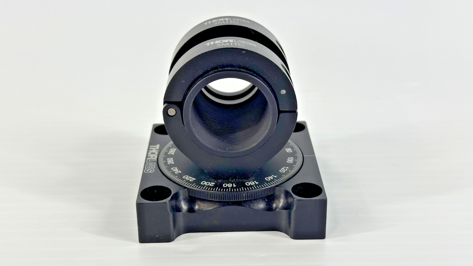 Thorlabs Manual 360° Rotation Stage w/ 2 SM1TC Lens Tube Clamps3