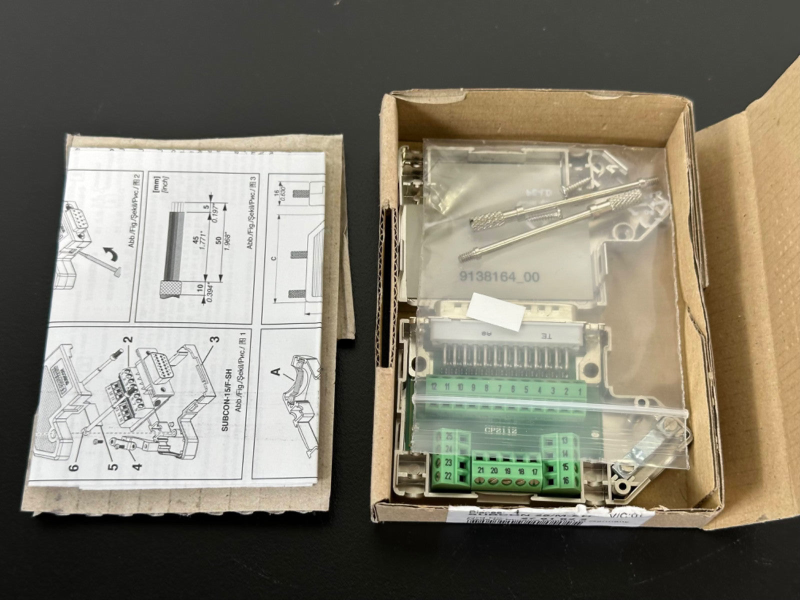 Phoenix Contact SUBCON 25/M SH D Sub Connector 2761622 DB25 Germany1