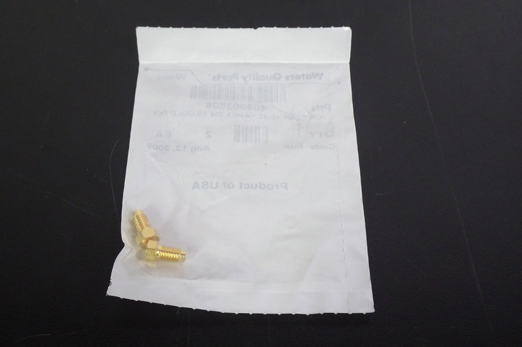 Waters Hex SS Gold Put Screws 10 32 ¼ 4050036081