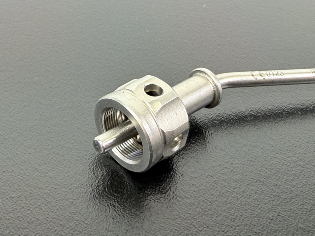 Brainlab REF 55791 03 Angled Suction Tube CE0123 Stainless Germany1