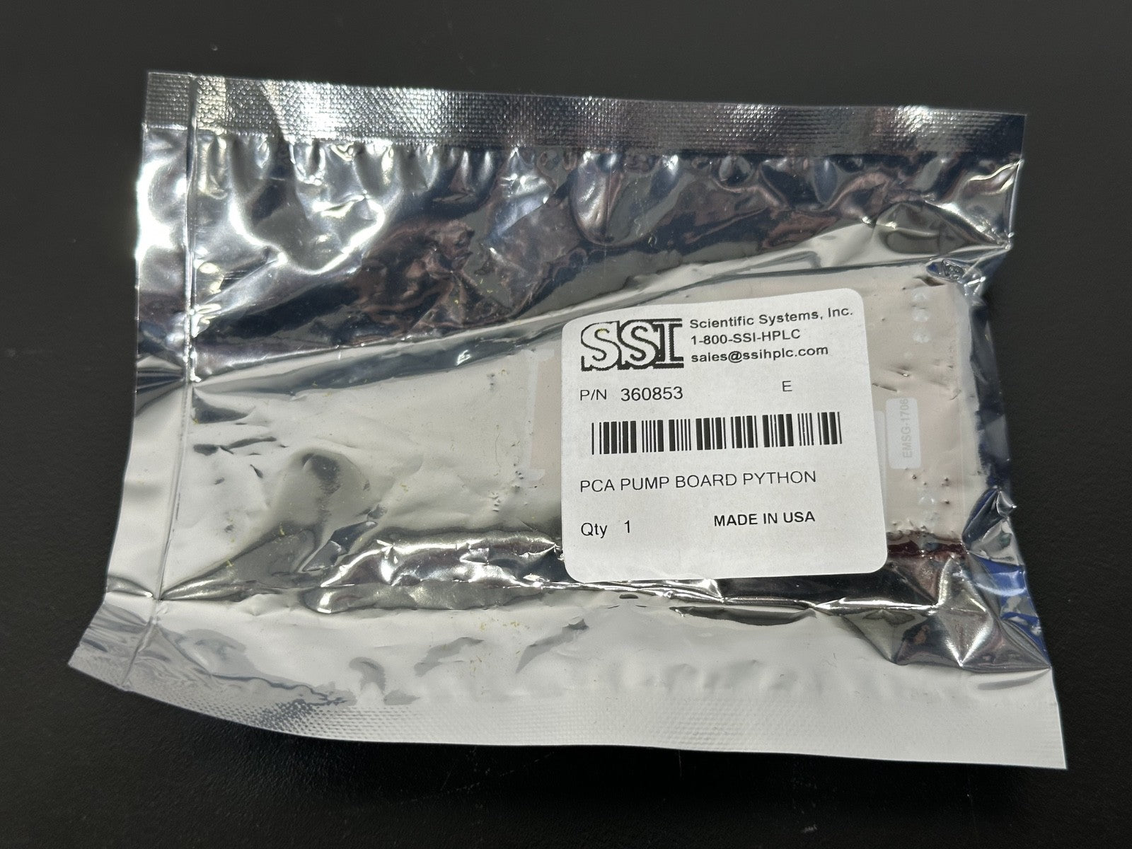 SSI Scientific Systems 360853 PCA Pump Board Python HPLC Control Board New1