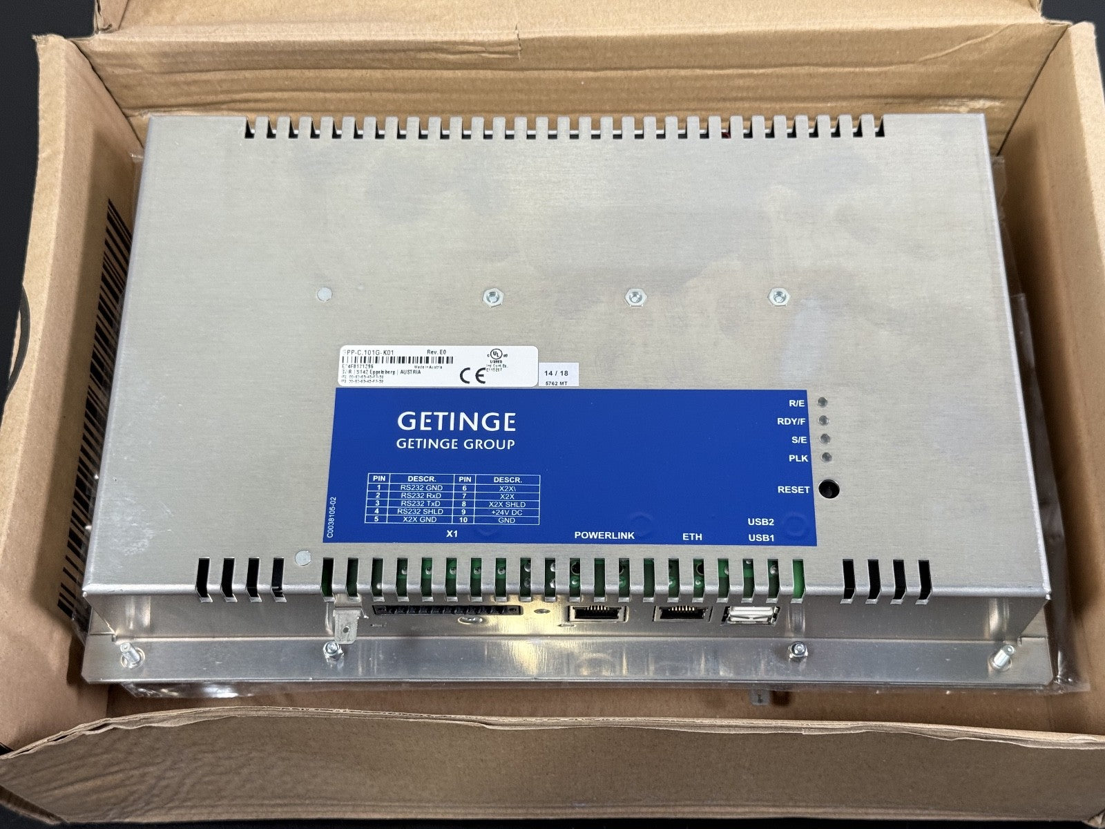 Getinge 5PP C.101G K01 DISPLAY UNIT5