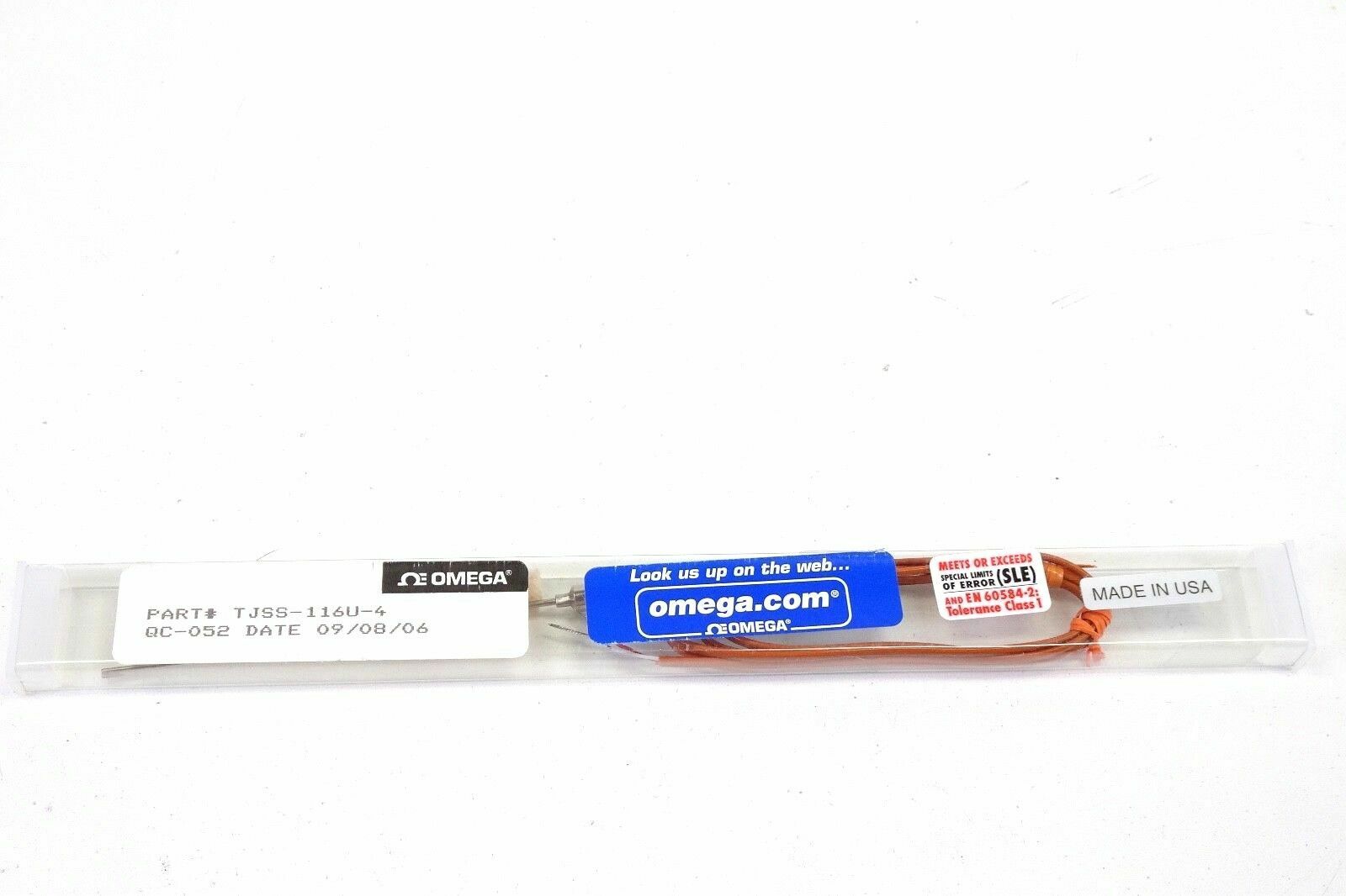 Omega Thermocouple Probe TJSS 116U 40