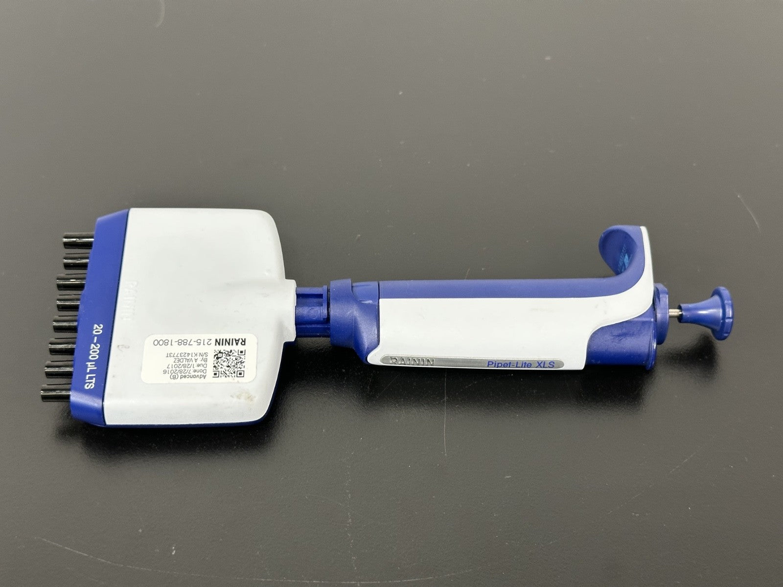 Rainin Pipet Lite XLS L 200 8 Channel 20 200uL LTS Pipette0