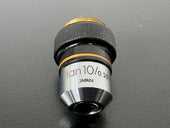 Olympus Plan 10x 0.25 Microscope Objective Lens 400017 Japan w/ Case1