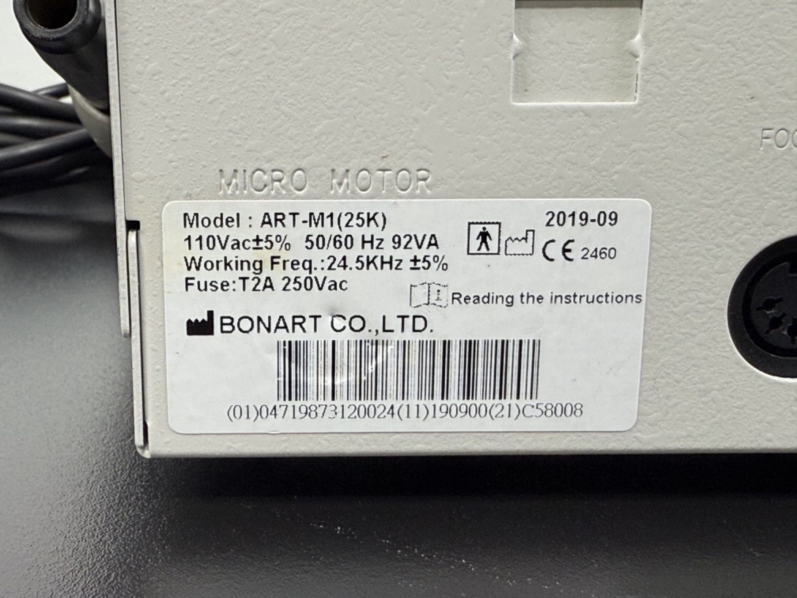Bonart DTE Maverick ART M1 25K Ultrasonic Scaler Control Unit 110V | For parts5