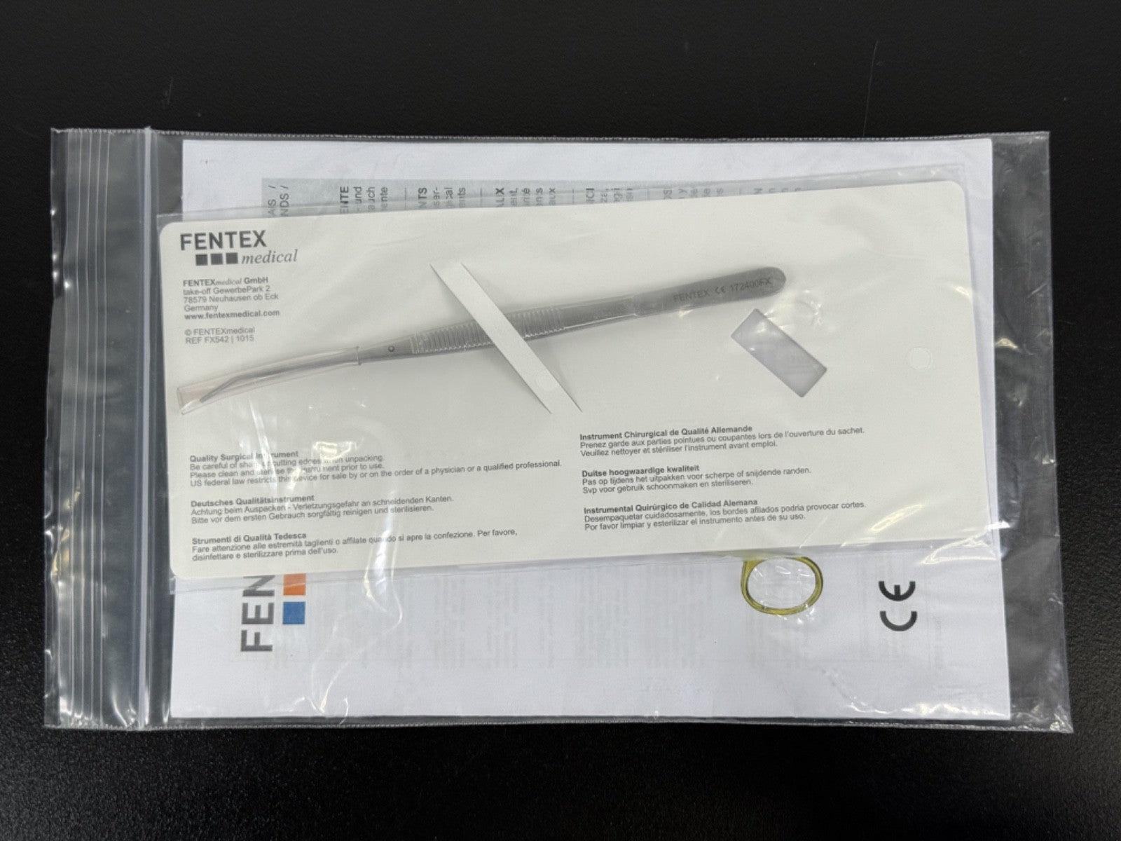 FENTEX Medical FX542 Surgical Forceps Instrument – Germany, New0